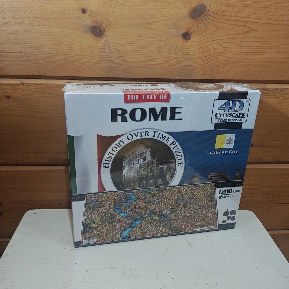 THE CITY OF ROME HISTORY OVER TIME  Puzzle 1,200+ Pieces  4D City Scape NEW NIB